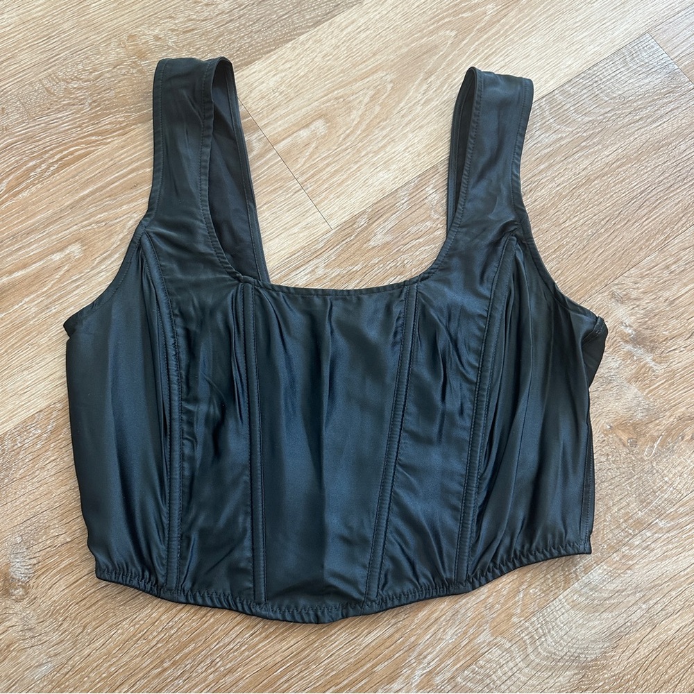 NWOT Satin Corset Top